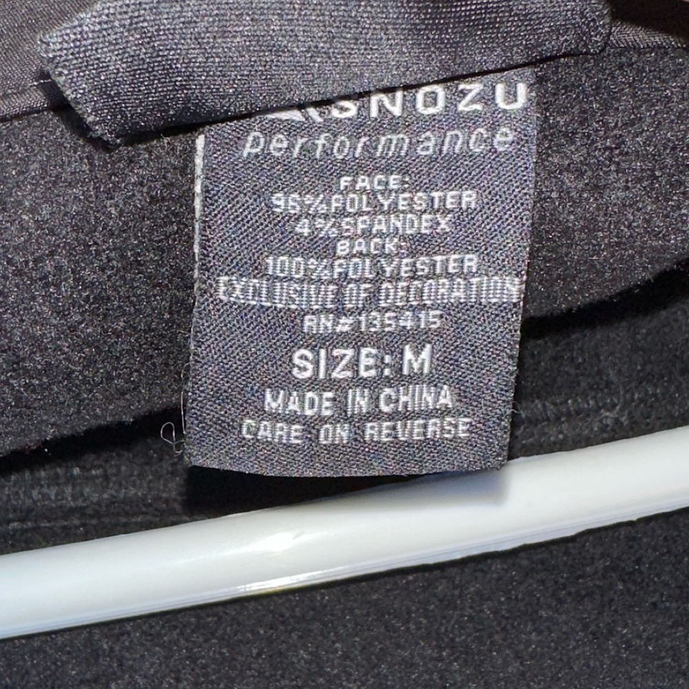 Snozu Performance Black Softshell Jacket ~ Medium - image 5